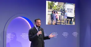 দাভোসে আন্তর্জাতিক স্বীকৃতি পেলেন ড্রিংকওয়েলের সিইও